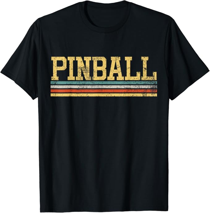 Pinball Game Retro Vintage TShirt Clothing